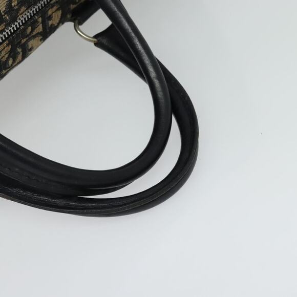 DIOR Trotter Canvas Boston Bag Navy Silver - Picture 7 of 12